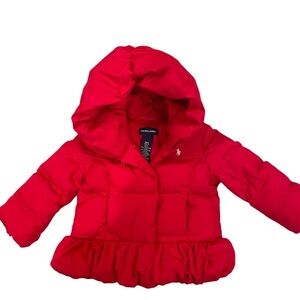 Ralph Lauren Pink Puffer Jacket